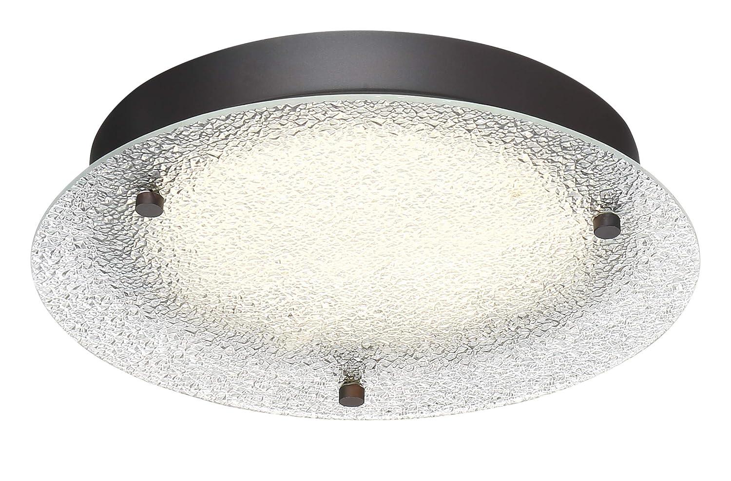 Designers Fountain Led1296 1 Light 12" Wide Integrated Led Flush Mount Ceiling Fixture /