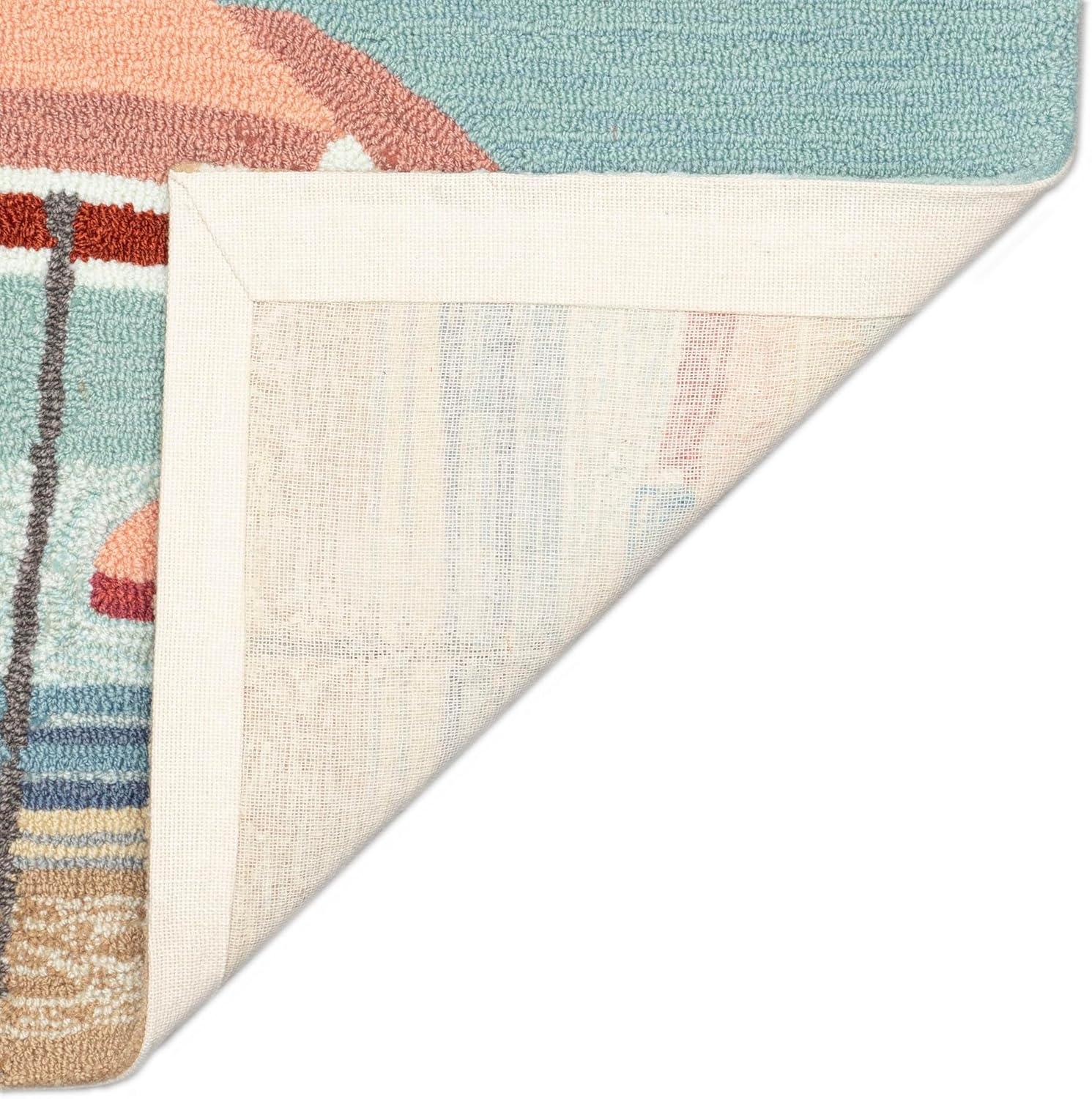 Liora Manne Frontporch Anchor Indoor/Outdoor Rug Navy 2' x 3'