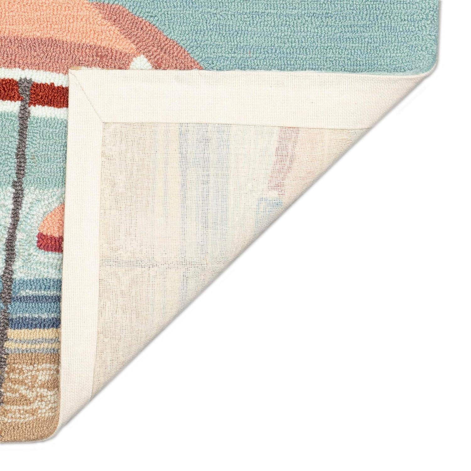 Liora Manne Frontporch Anchor Indoor/Outdoor Rug Navy 2' x 3'