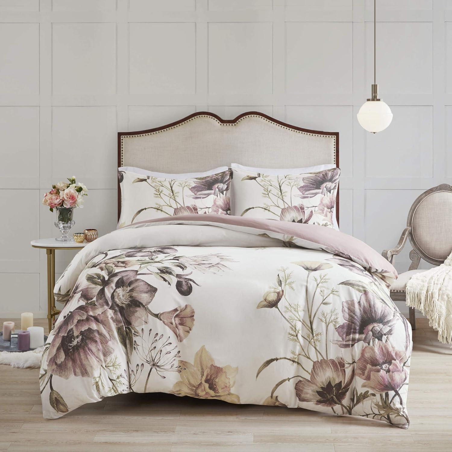 Cassandra 3 Piece Cotton Duvet Cover Set