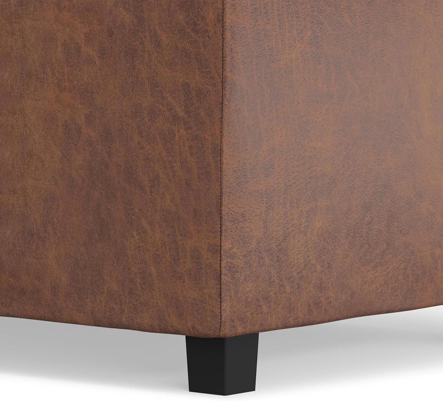 Simpli Home Avalon Extra Large Storage Ottoman Bench,Assembled