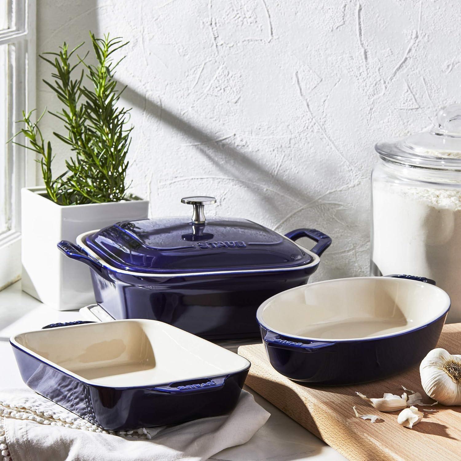Staub ® Dark Blue 4-Piece Baking Set