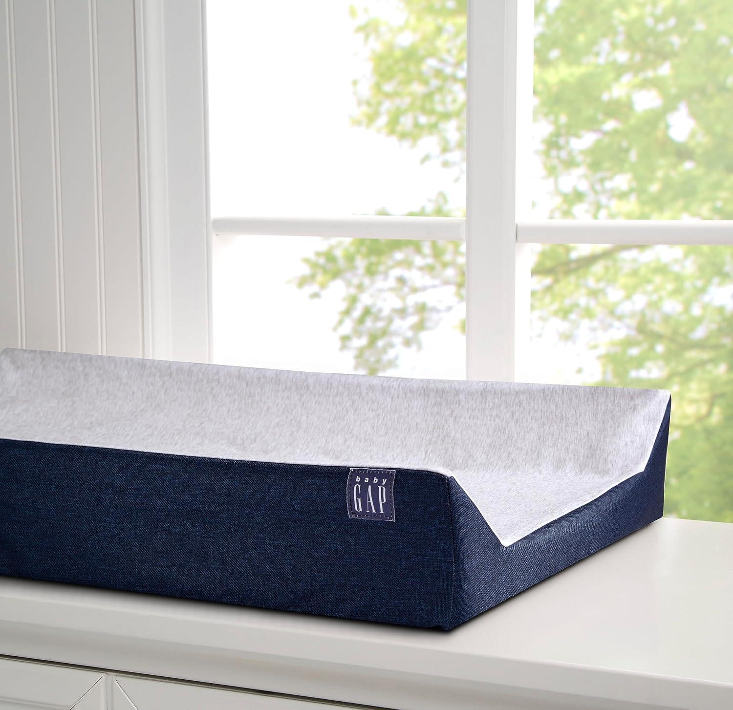 babyGap by Delta Children Contoured Changing Pad - Navy