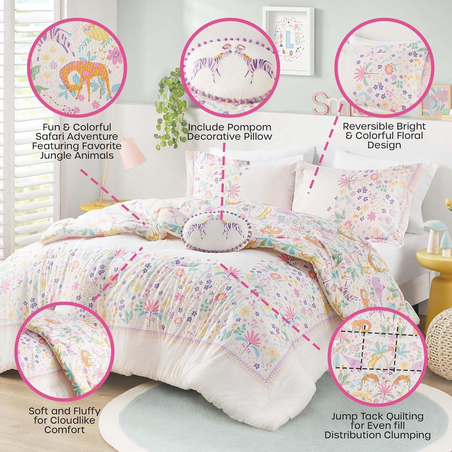 Urban Habitat Kids Lulu Reversible Cotton Printed Floral Comforter Set