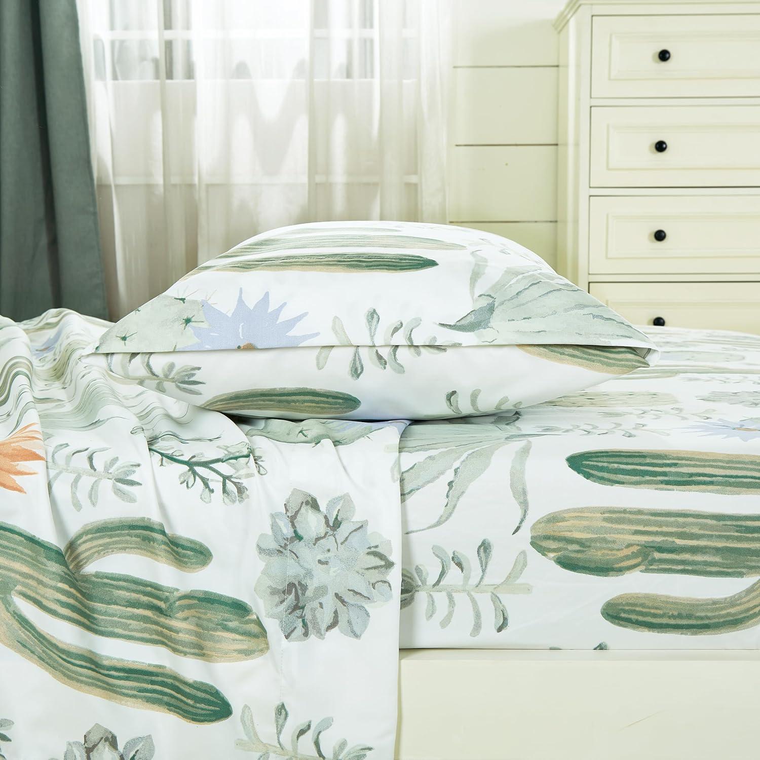 Chezmoi Collection Southwestern Geometric Printed Microfiber Bed Sheet Set