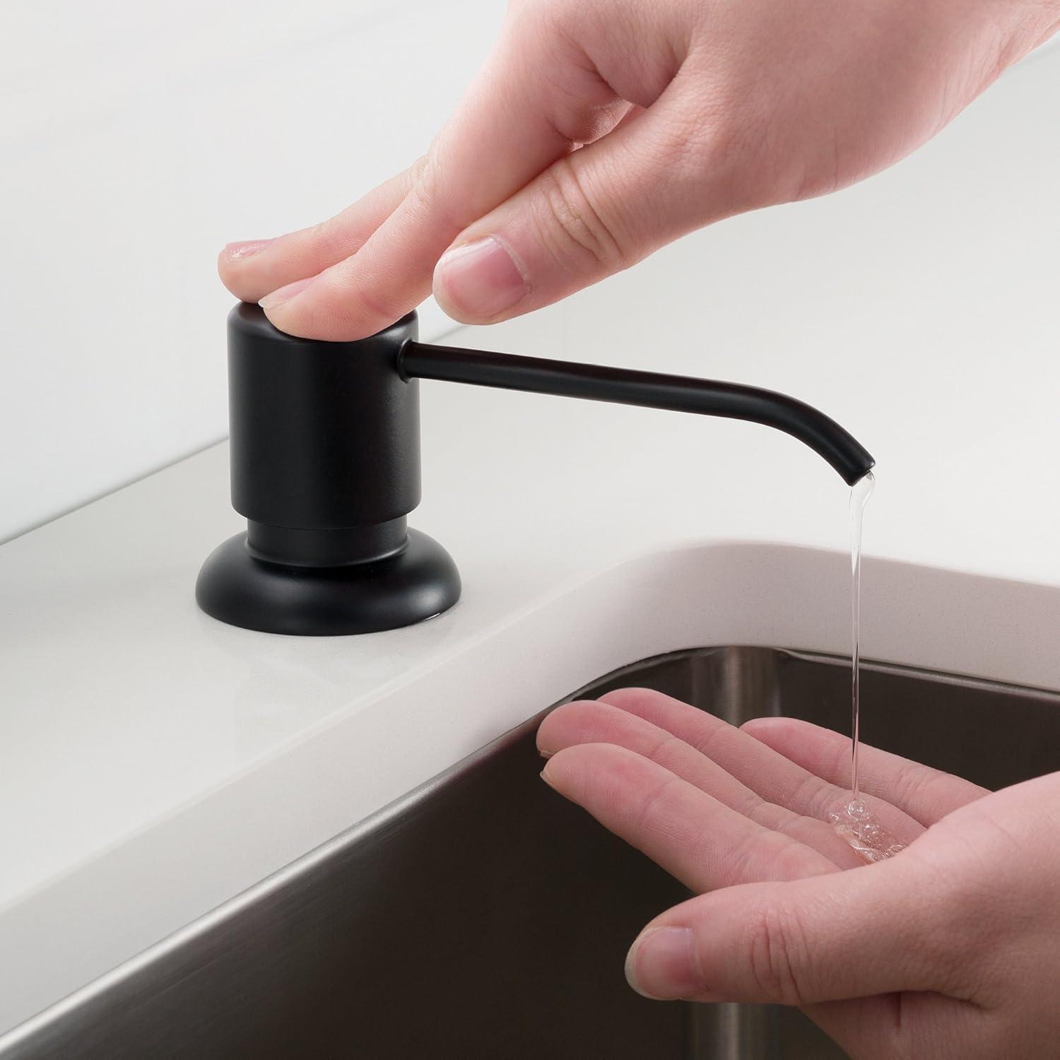 KRAUS 30-in Standart PRO Kitchen Sink Combo Set with Bolden Kitchen Faucet and Soap Dispenser