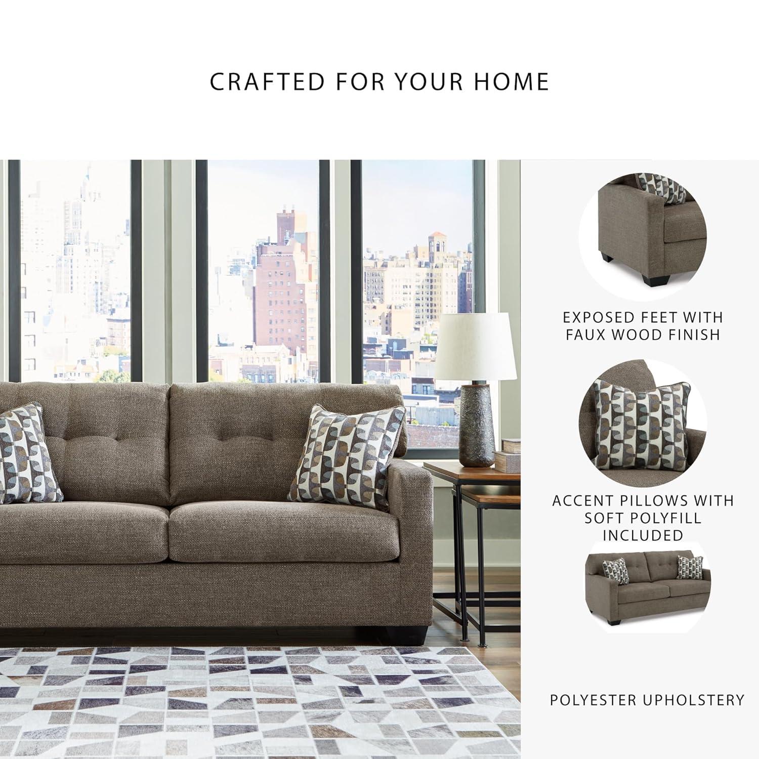 Ashley Furniture Mahoney Chocolate Full Sofa Sleeper