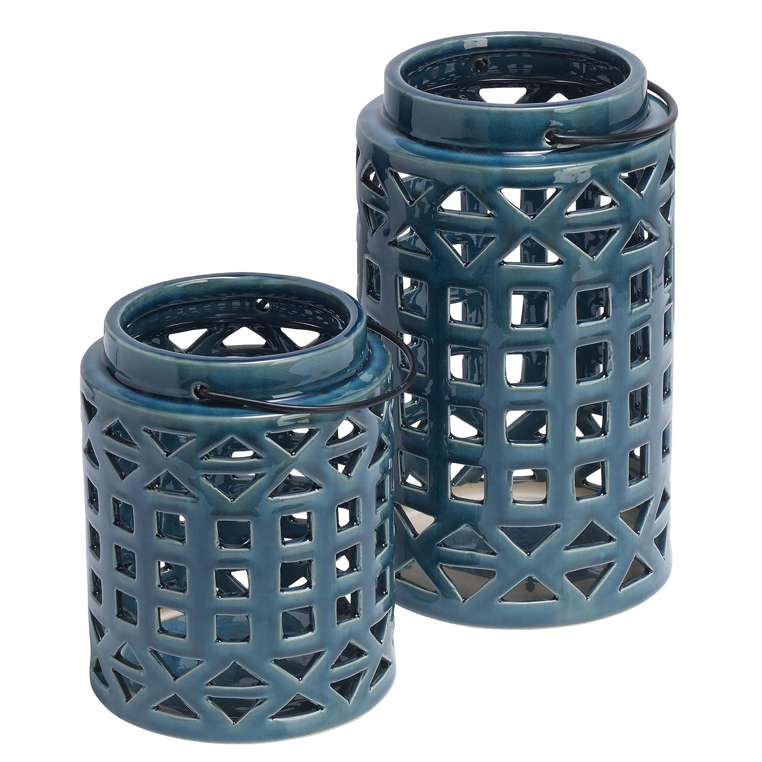 Elements 12.99'' H Concrete / Cement Tabletop Lantern