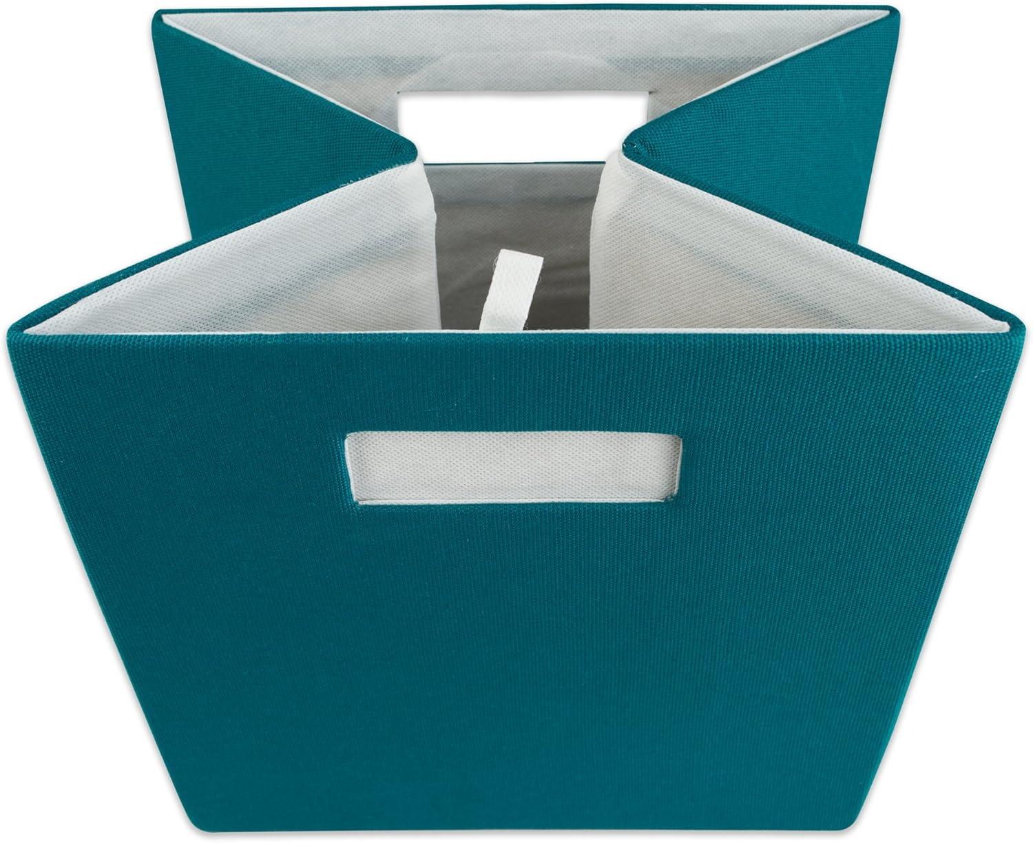 Polyester Cube Solid Teal Square 13x13x13