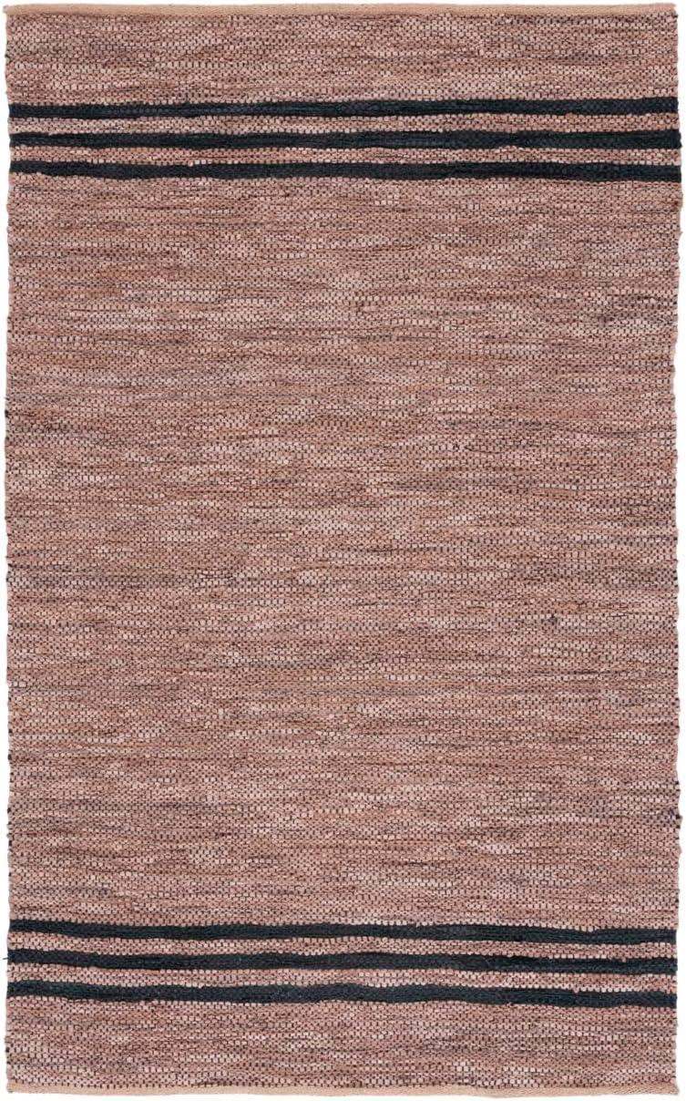 SAFAVIEH Vintage Leather VTL400T Brown / Black Rug