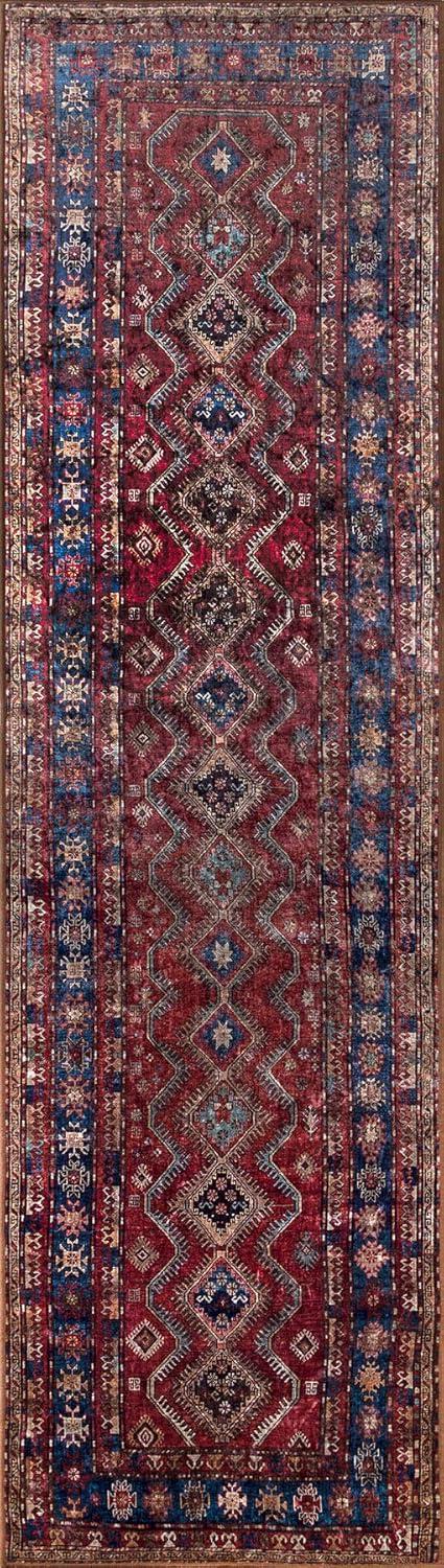 Karachi Rezi Rug Burgundy - Momeni