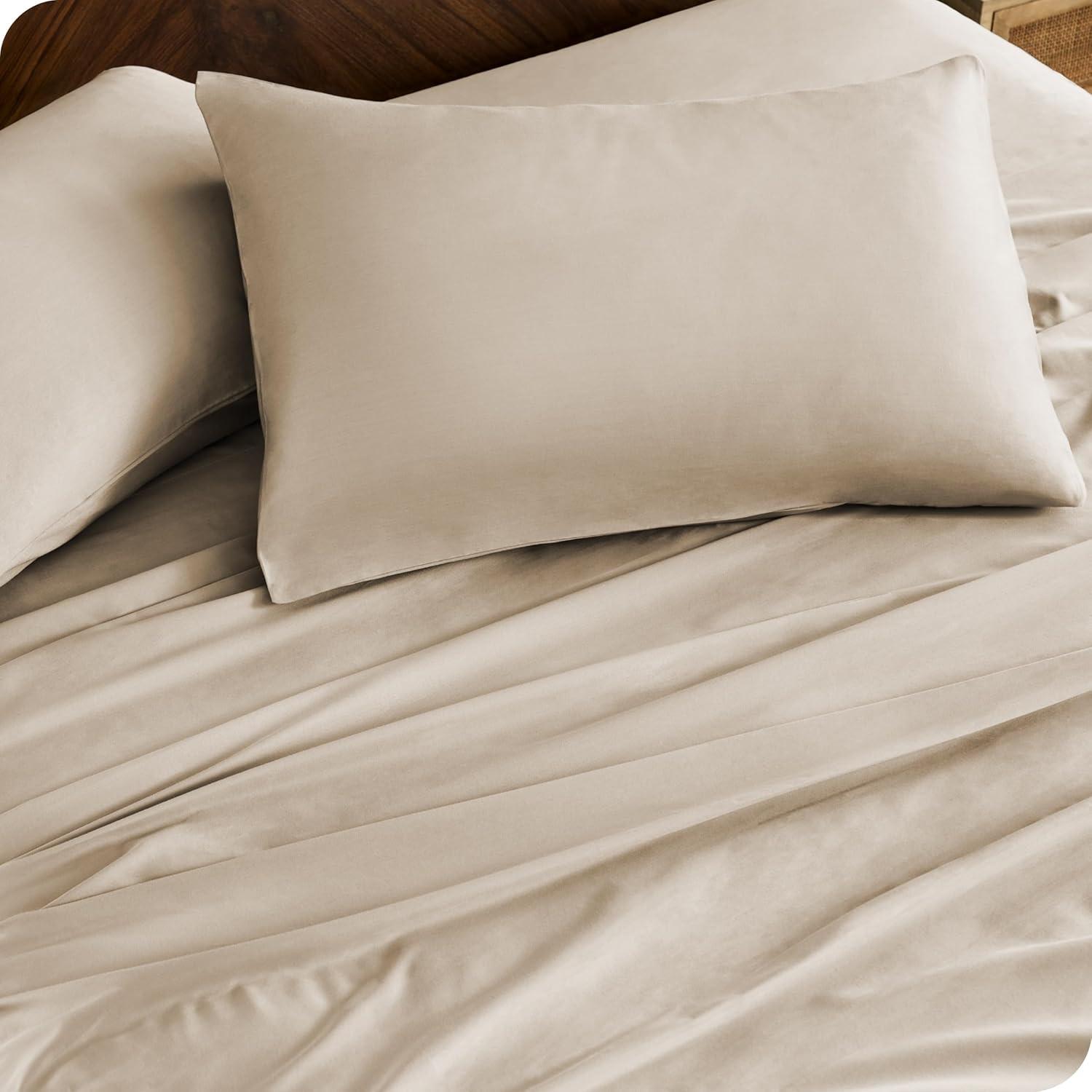 Bare Home 100% Cotton Percale Sheet Set
