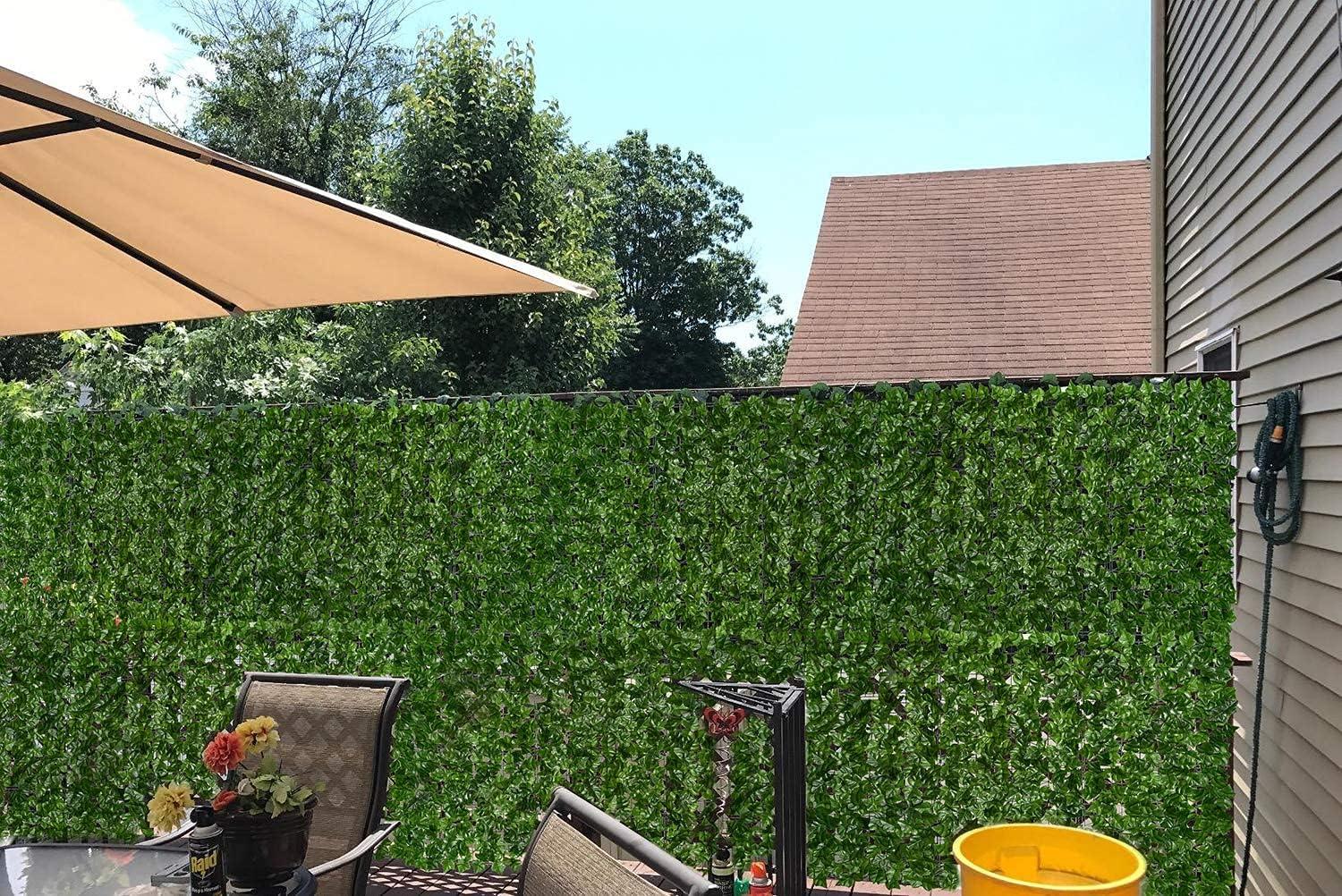 Green 41'' Artificial Ivy Privacy Fence Screen