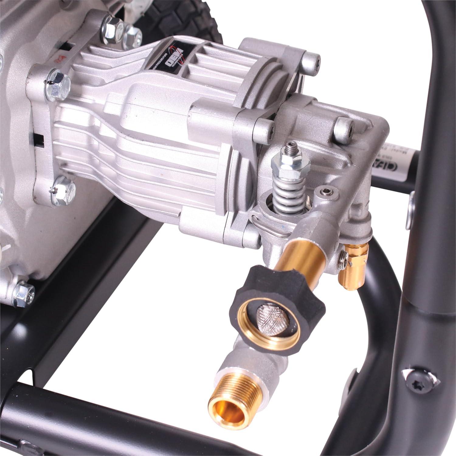 3400 Psi at 2.5 GPM with OEM Technologies™ Axial Cam Pump Cold Water Gas Pressure Washer