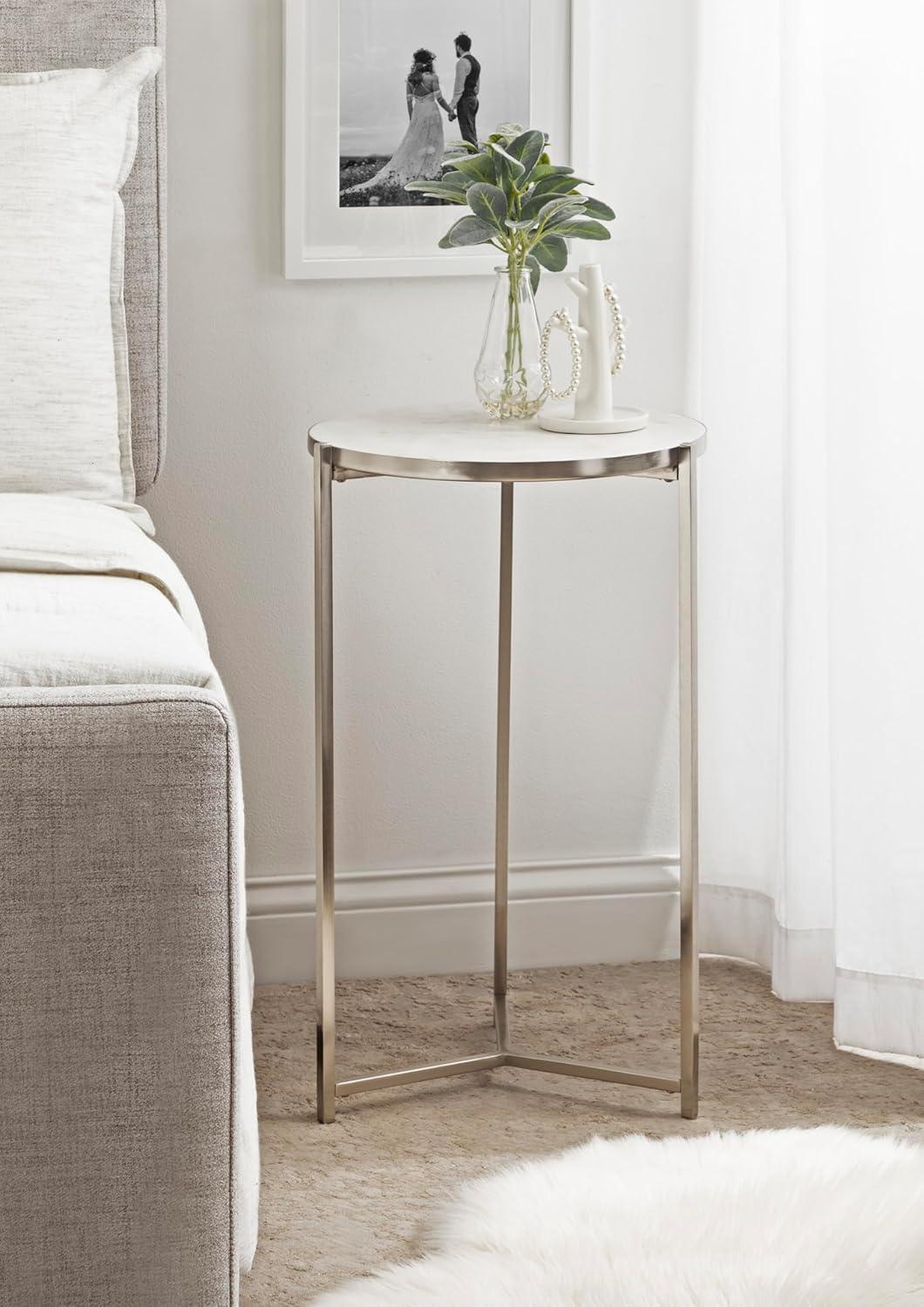 Kate and Laurel Aguilar Glam Side Table