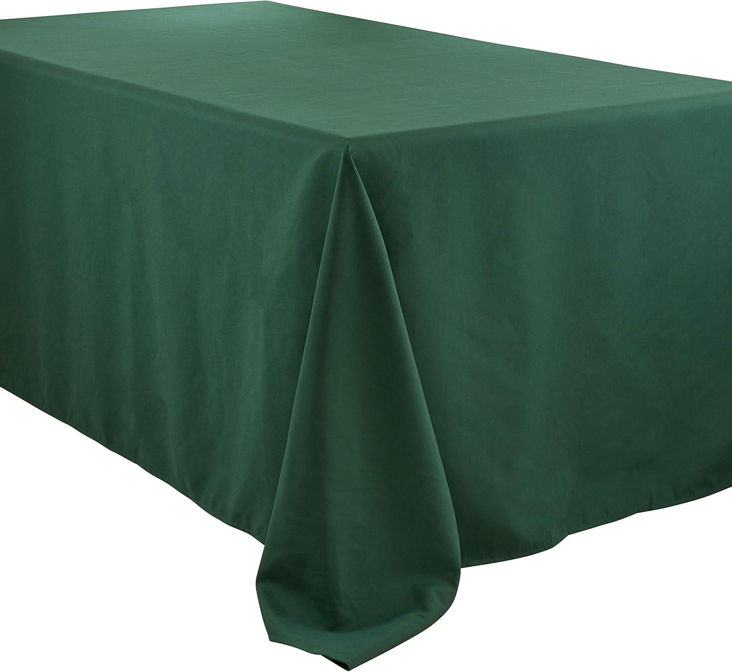 Jasper Green Solid Fabric Everyday Tablecloth