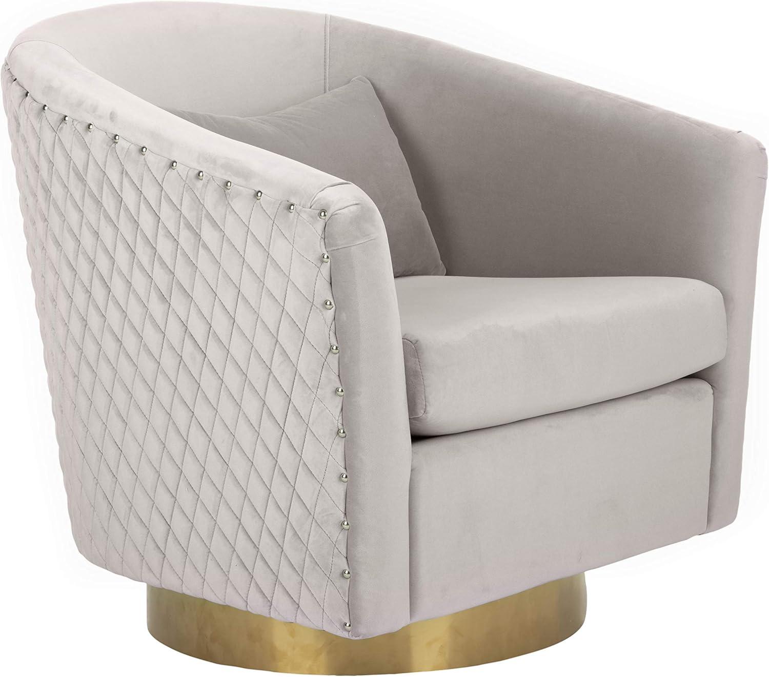 Skye Upholstered Swivel Barrel Chair