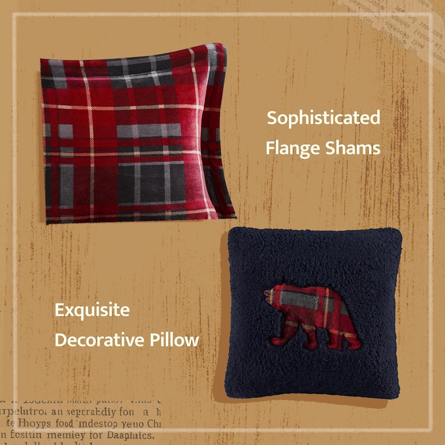 Woolrich Alton Plush to Sherpa Down Alternative Comforter Set