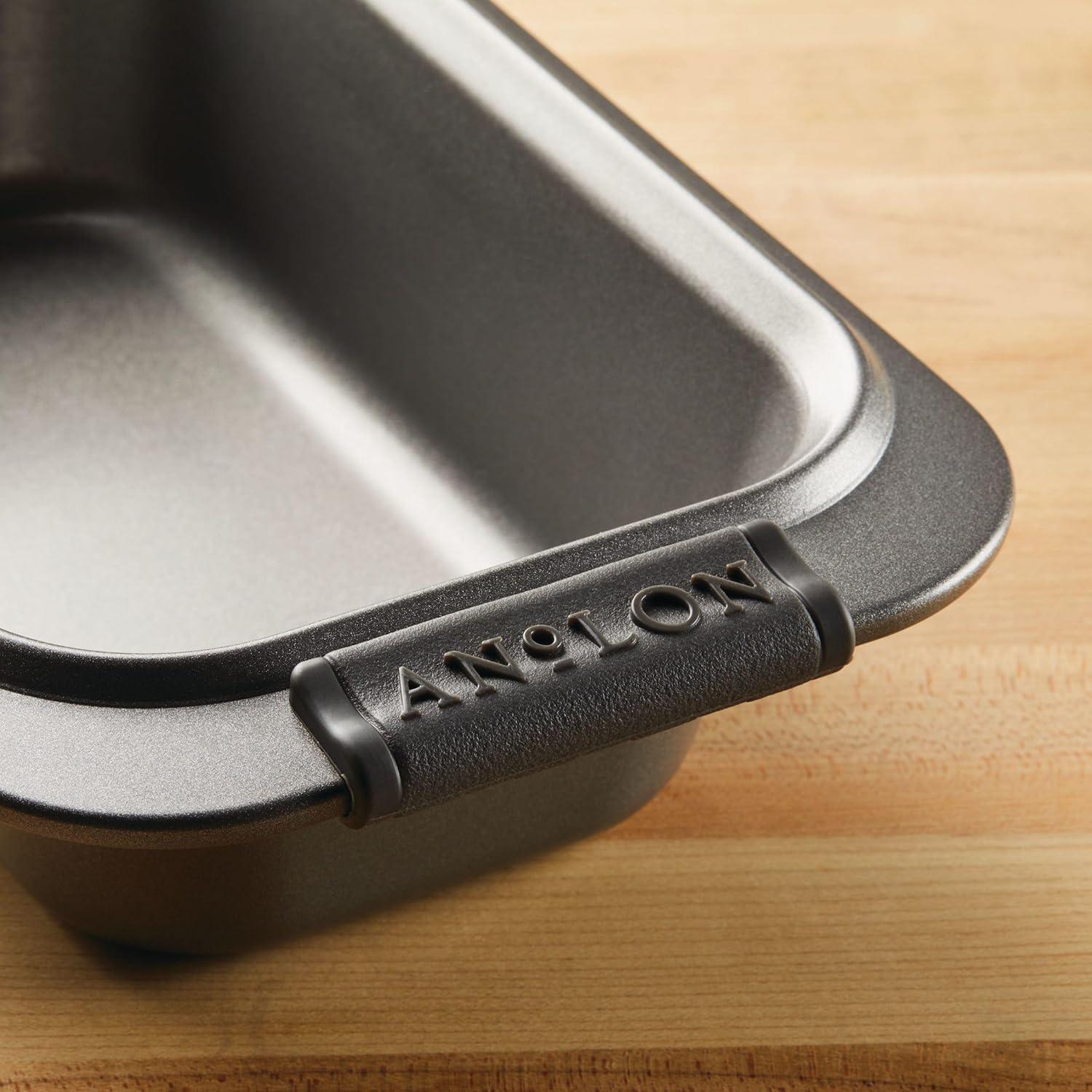 Anolon Advanced Bakeware Nonstick Loaf Pan, 9-Inch x 5-Inch, Gray