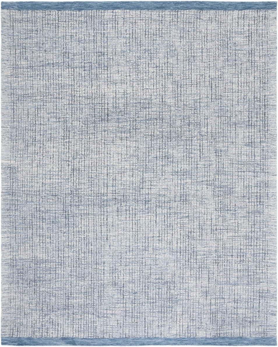 Metro MET151 Hand Tufted Indoor Area Rug - Ivory/Blue - 8'x10' - Safavieh