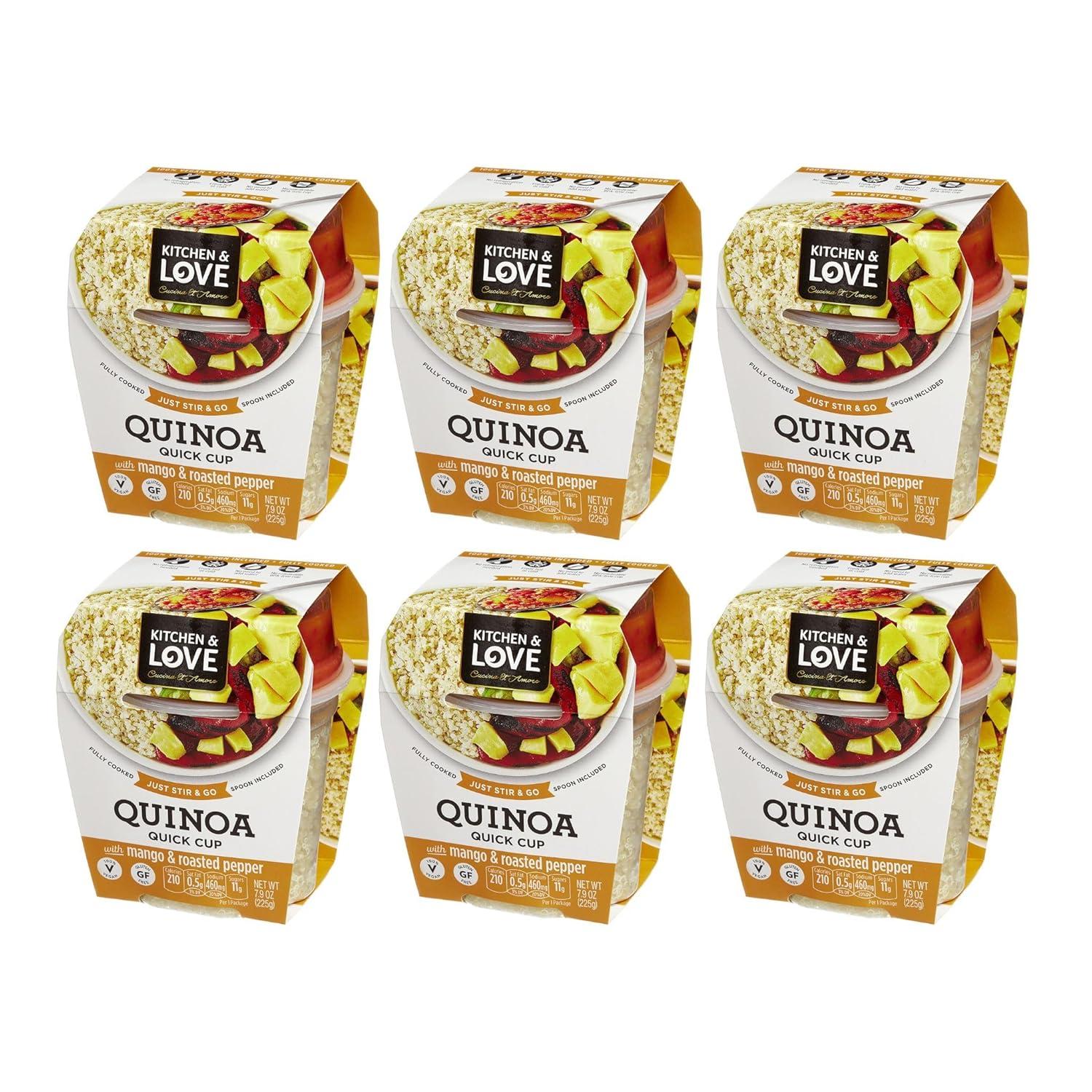 Cucina & Amore Kitchen and Love Quinoa With Mango and Roasted Pepper - Case of 6/7.9 oz