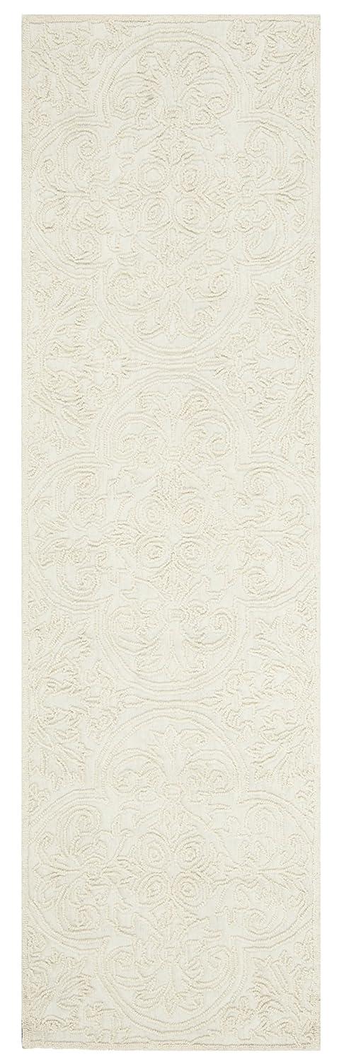 Trace TRC101 Hand Tufted Indoor Accent Rug - Ivory - 2'x3' - Safavieh