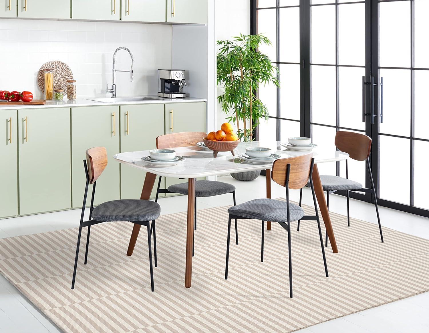 Montauk MTK712 Hand Woven Indoor Accent Rug - Green/Ivory - 4'x6' - Safavieh