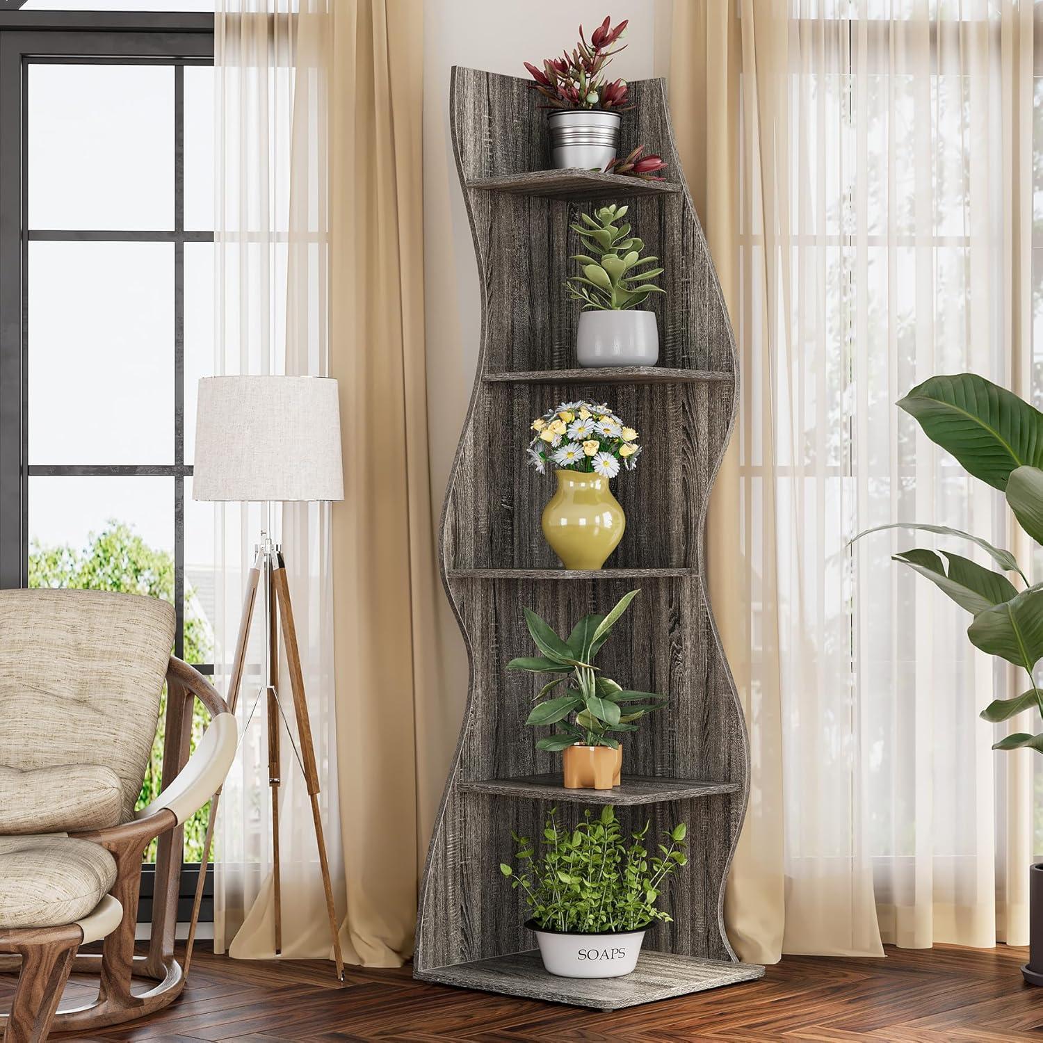 Millwood Pines Arhab Corner Bookcase