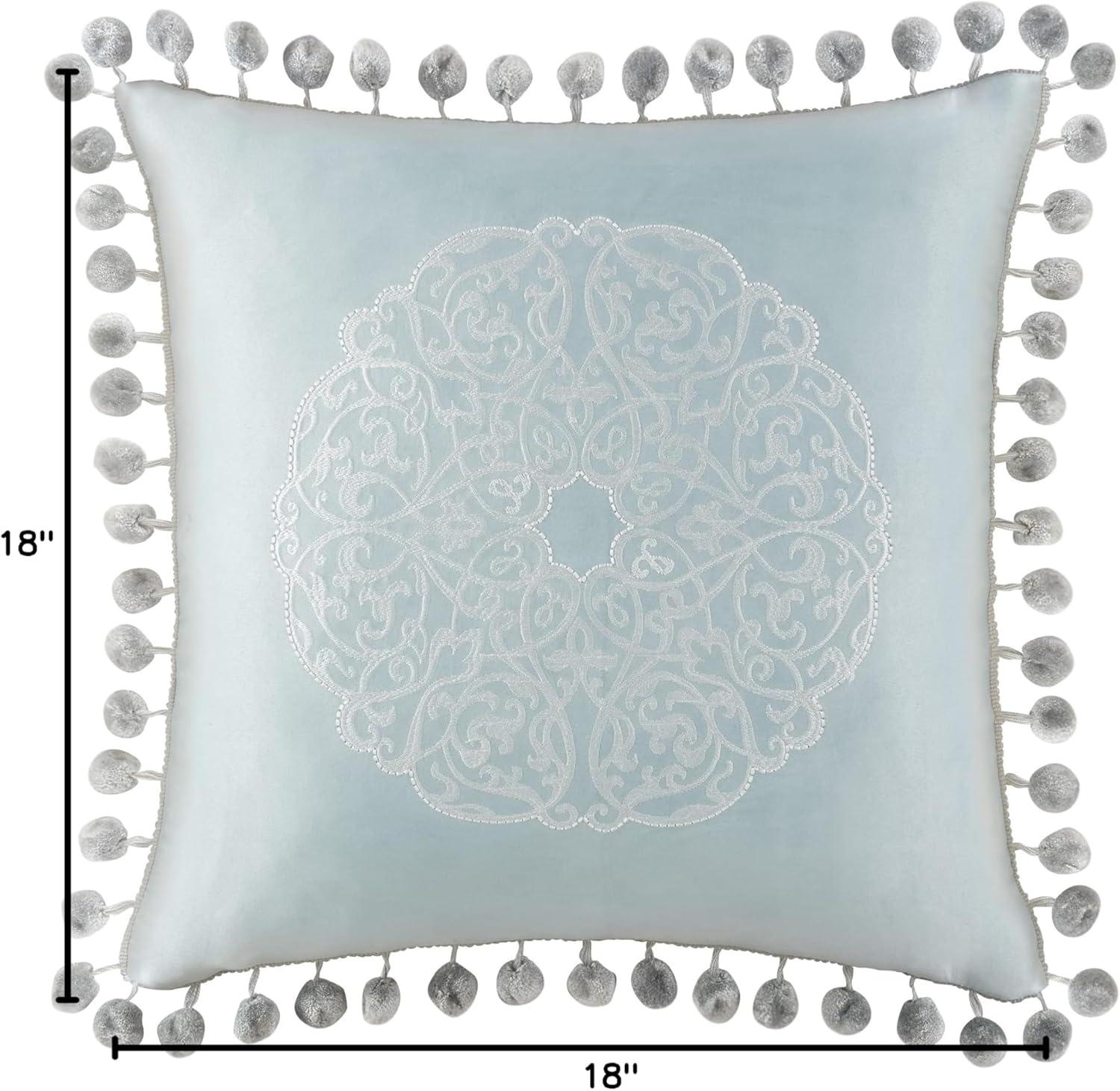 Jonet Fringe Reversible Throw Pillow