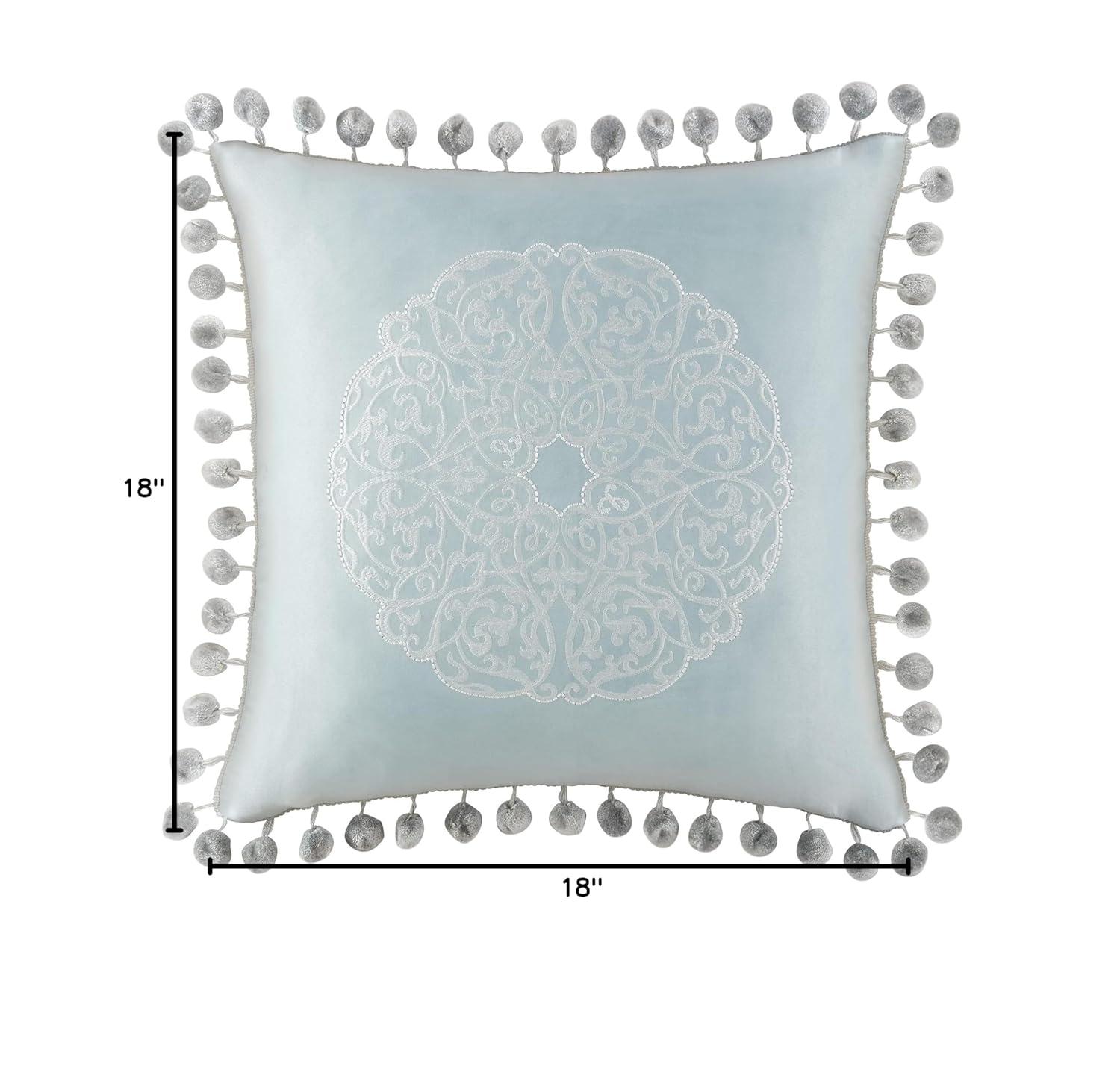 Waterford Bedding Jonet Fringe Reversible Throw Pillow (Set of 3)