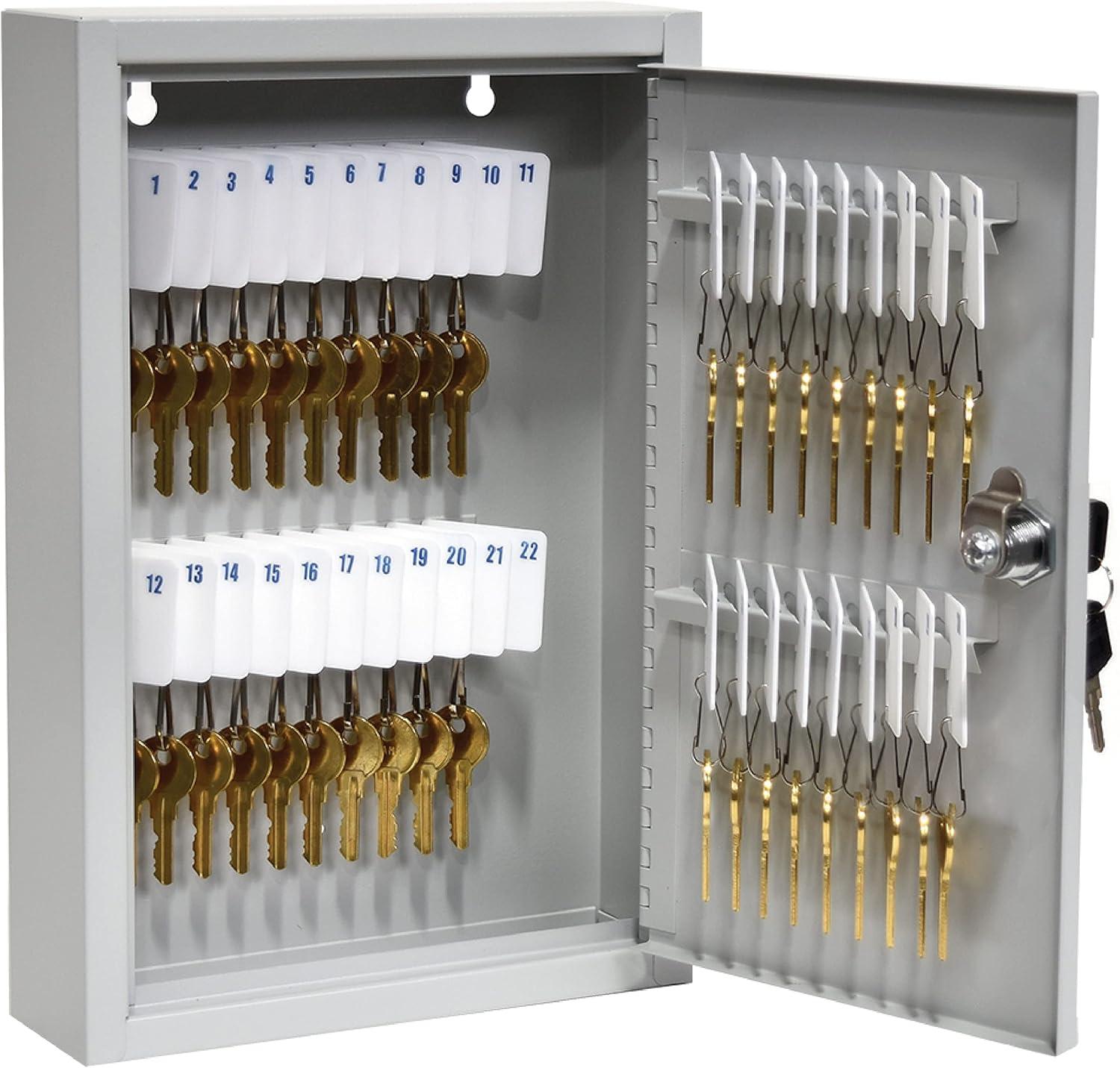 40 Key Cabinet - Single Lock Welded 22 Gauge Steel Construction