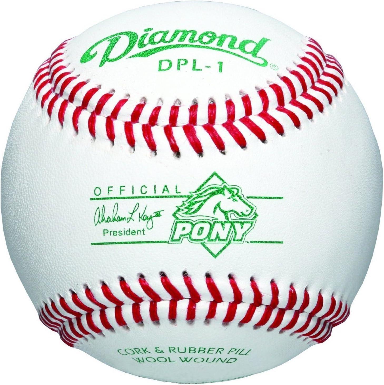Diamond DOL1 NFHS Official League Baseballs, 12 Pack