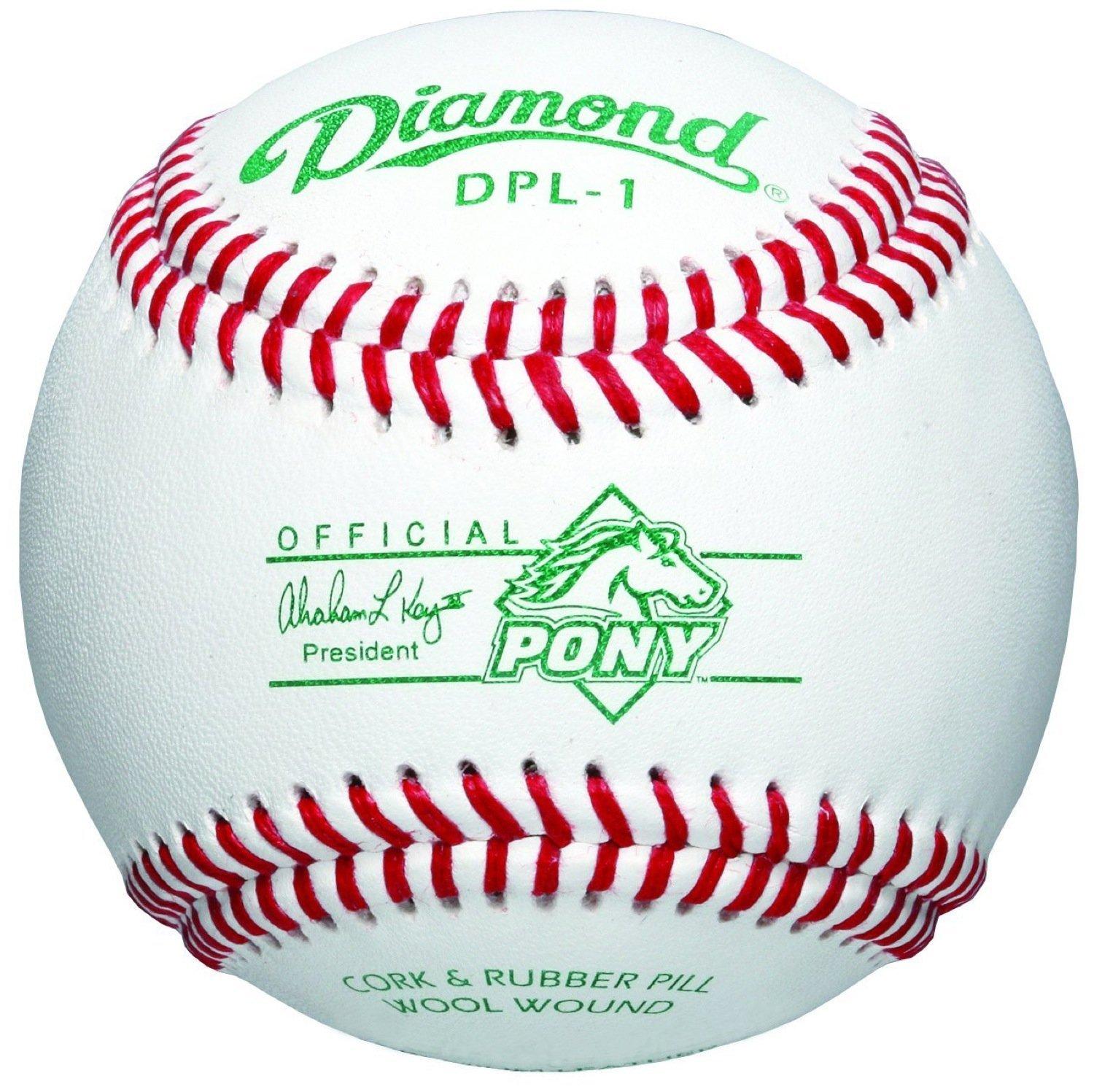 Diamond DOL1 NFHS Official League Baseballs, 12 Pack