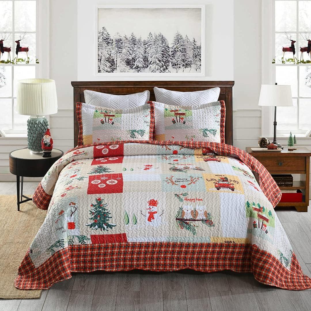 Plaid Quilt Set