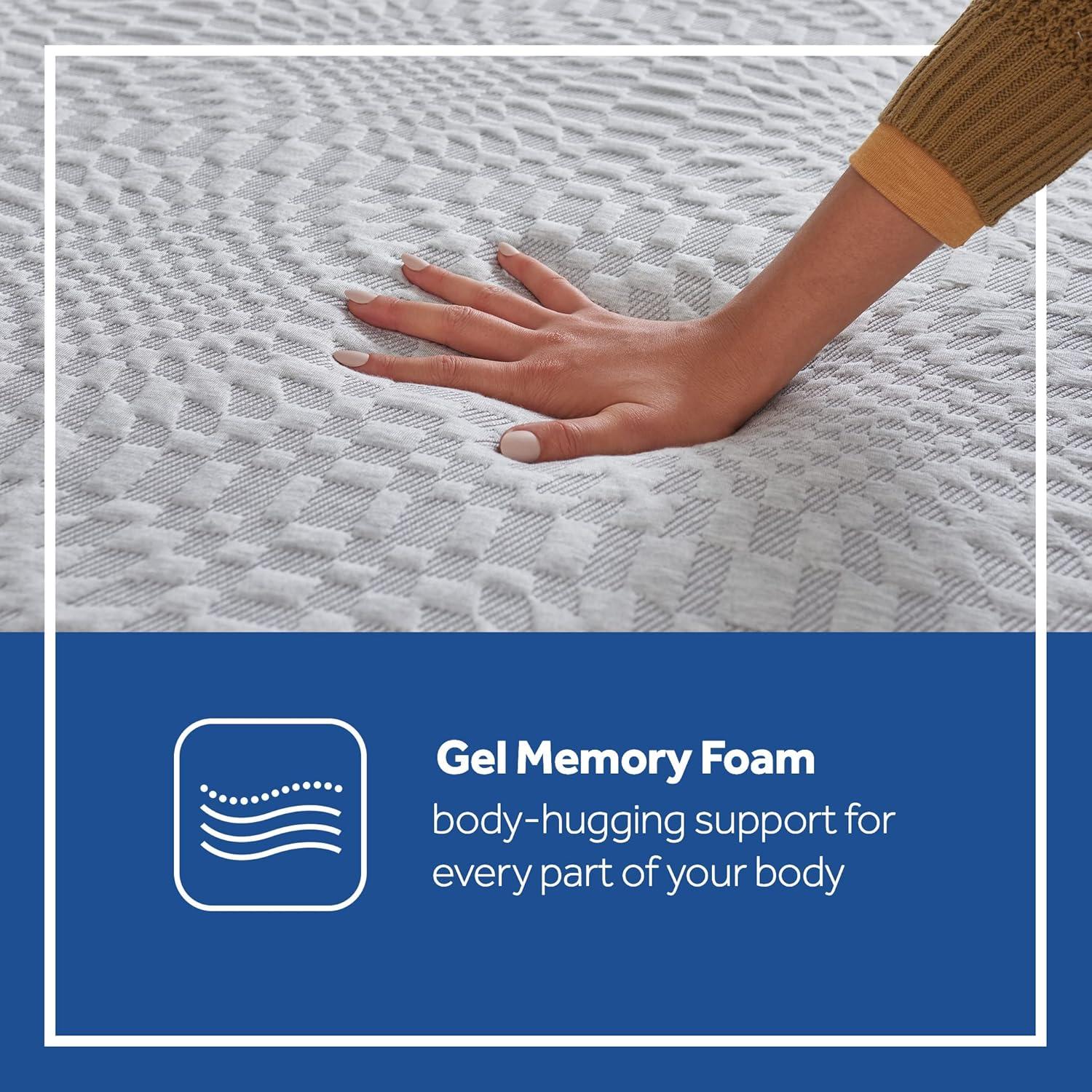 Sealy Essentials 8” Twin Gel Memory Foam Mattress-in-a-Box, Adult