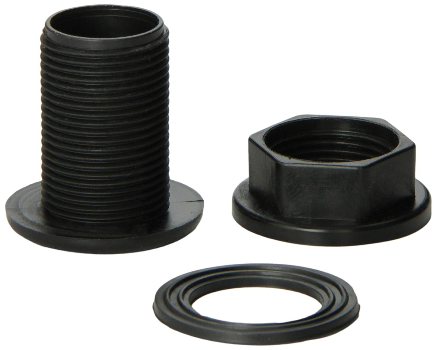 Lifegard Aquatics Standard Threaded Bulkhead - 1/2"