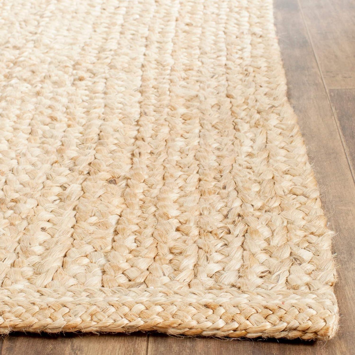 SAFAVIEH Natural Fiber Donelle Geometric Jute Area Rug, Natural, 6' x 9'