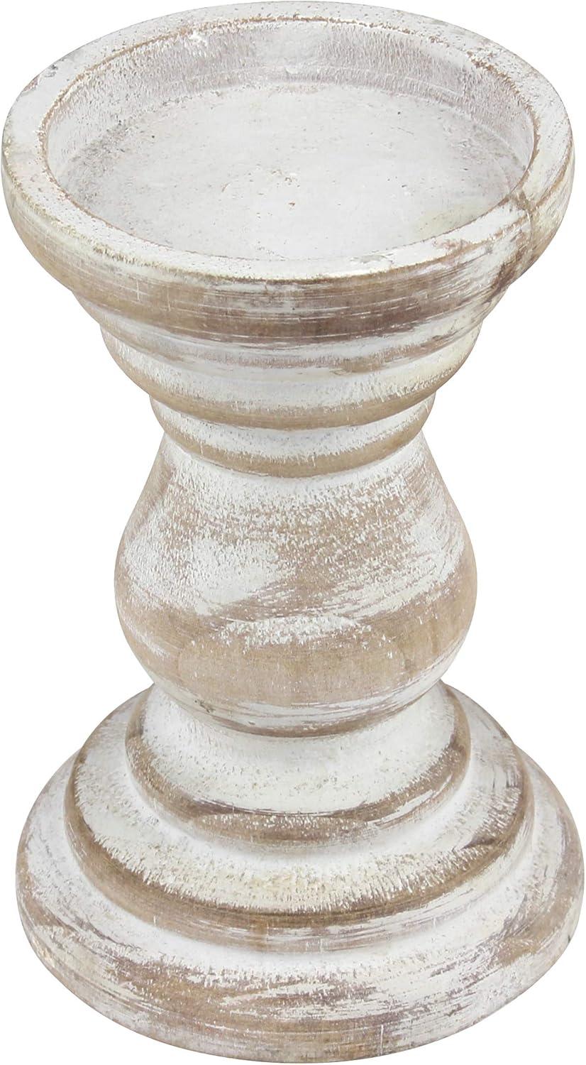 Stonebriar Beach House Pillar Candle Holder - CKK Home Decor
