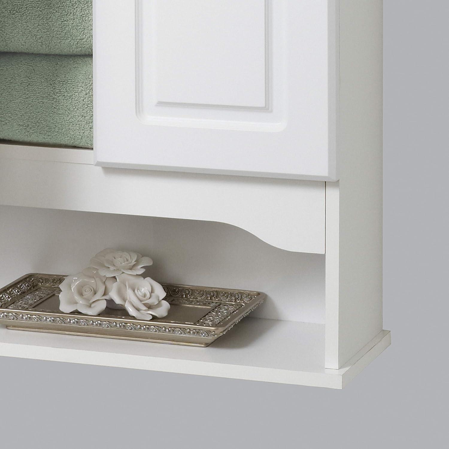 Classic Hartford Bright White 2-Door Wall Cabinet with Adjustable Shelves