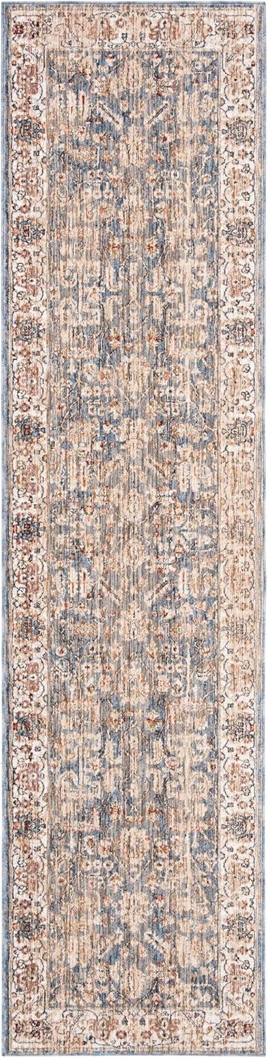 Heirloom HRL704 Power Loomed Runner Rug - Light Blue/Ivory - 2'x8' - Safavieh.