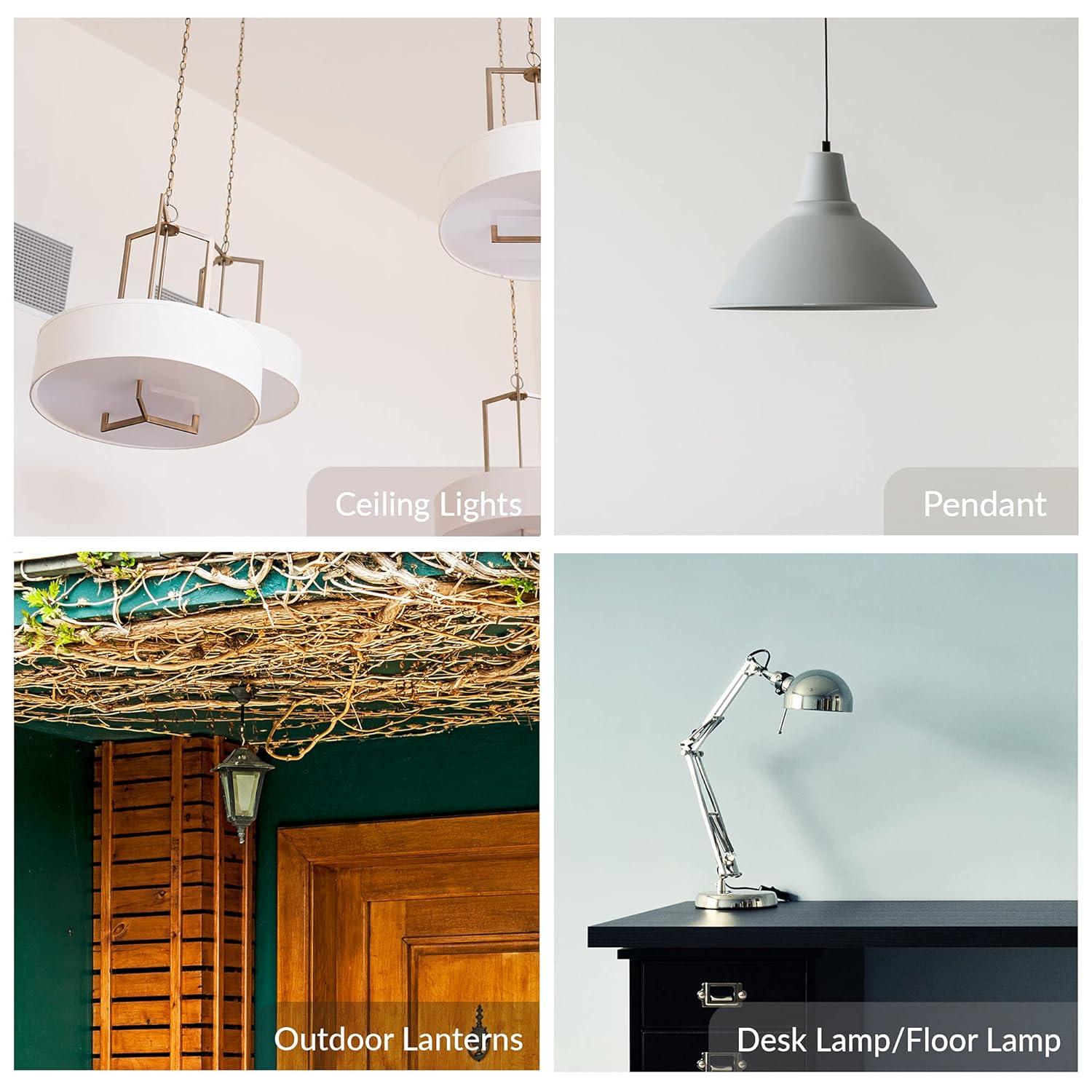 Simba Lighting LED A19 ETL Listed 9W 60W-75W Equivalent Dimmable Bulbs 120V E26 Base 5000K Daylight 6-Pack