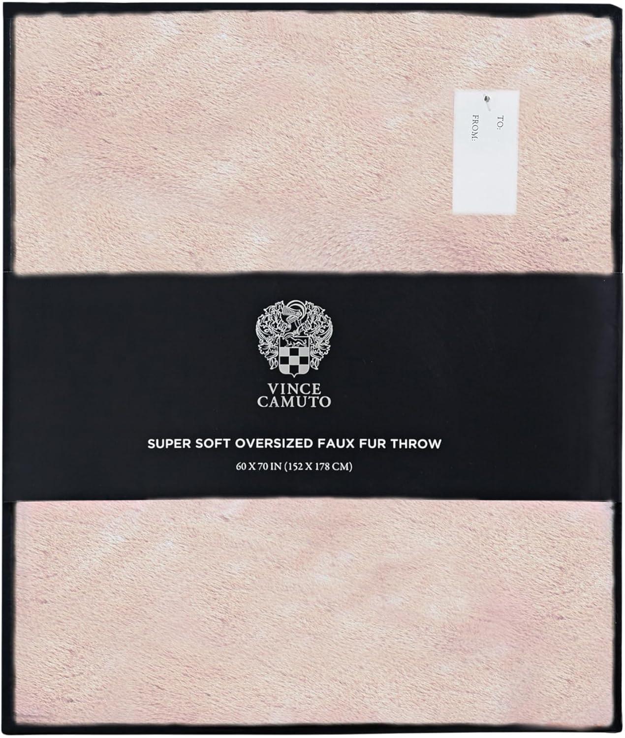 Vince Camuto Vince Camuto Faux Rabbit Fur Gift Boxed Throw