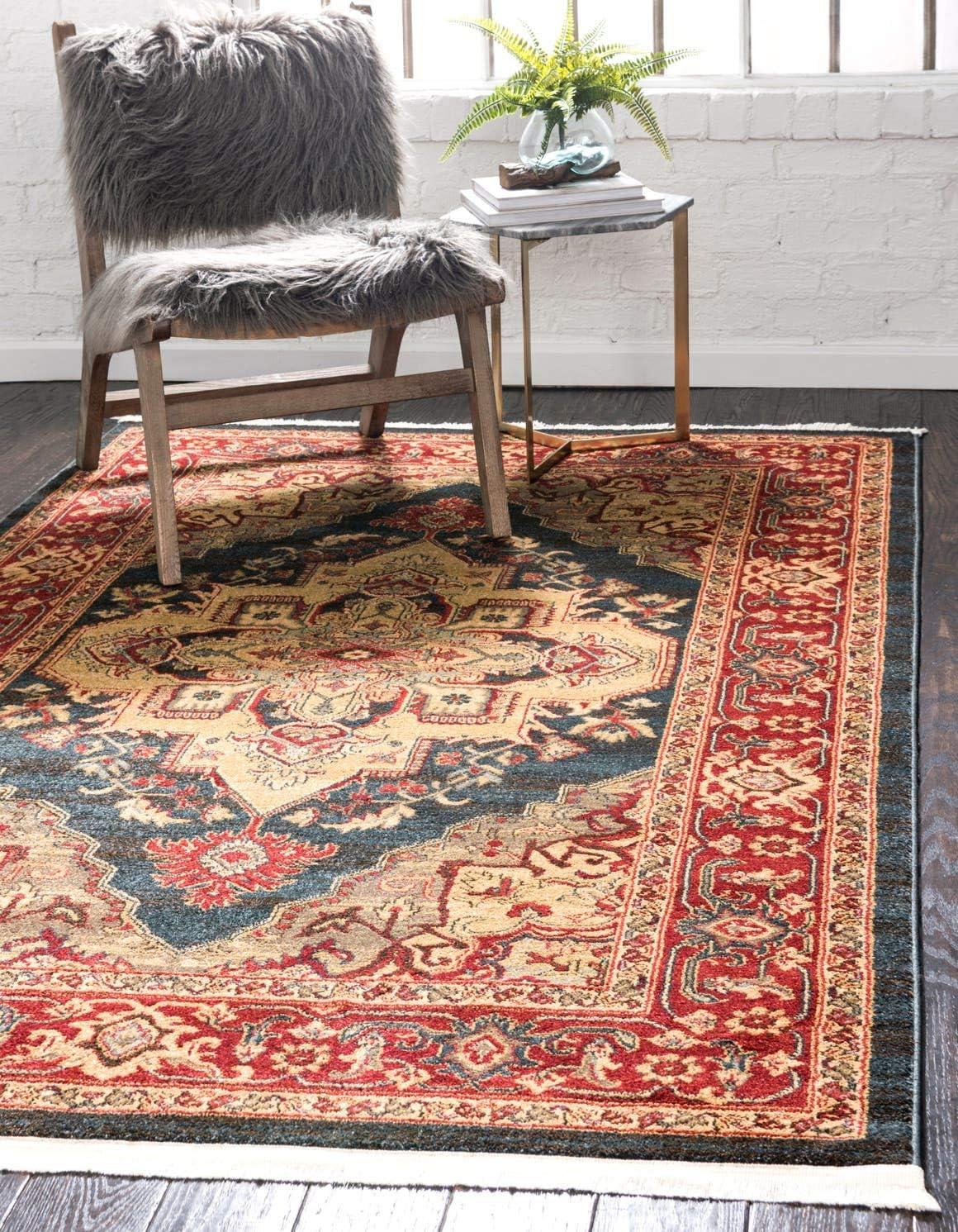 Unique Loom 8' 0 x 11' 0 Red Sahand Arsaces Area Rug