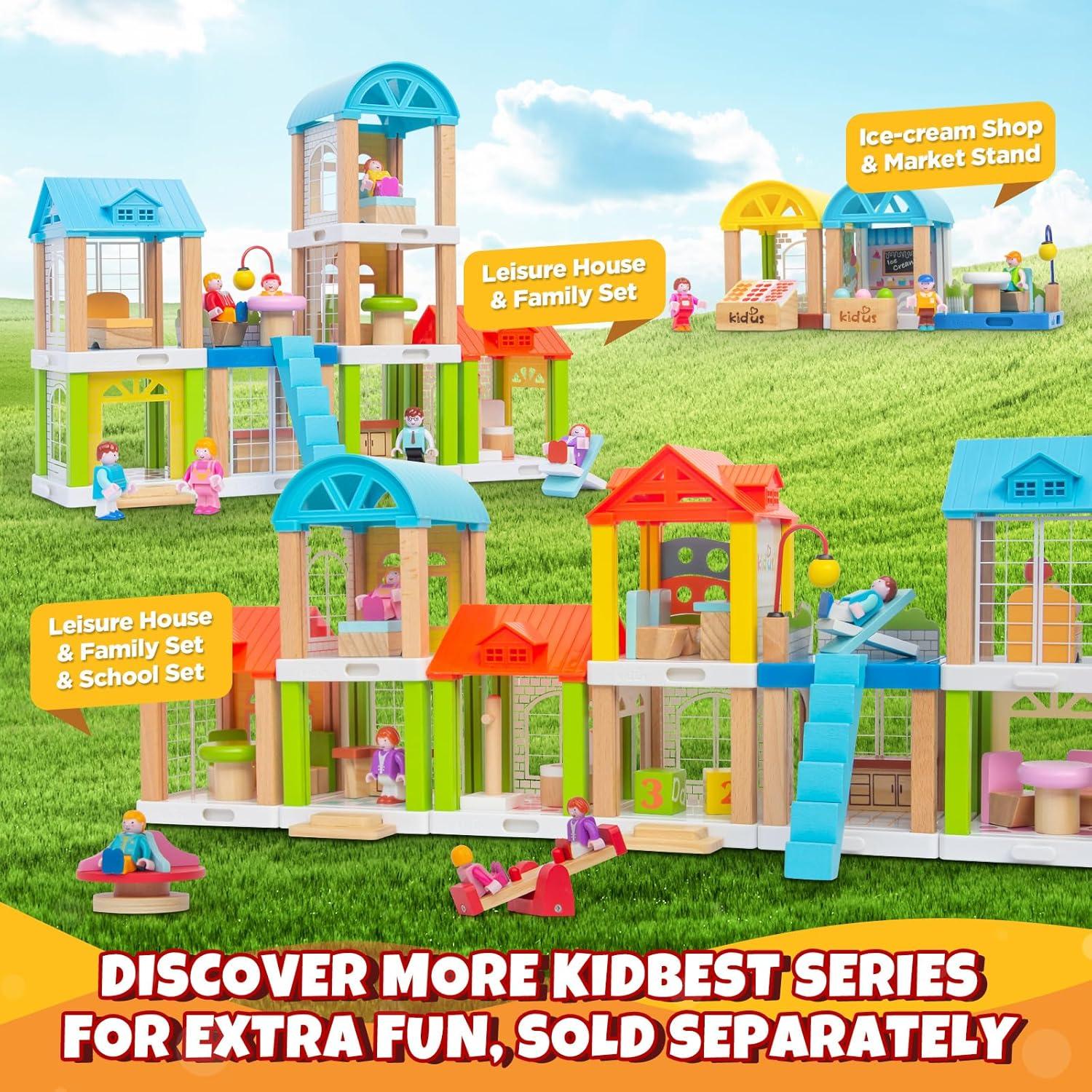 Wooden School Play Set