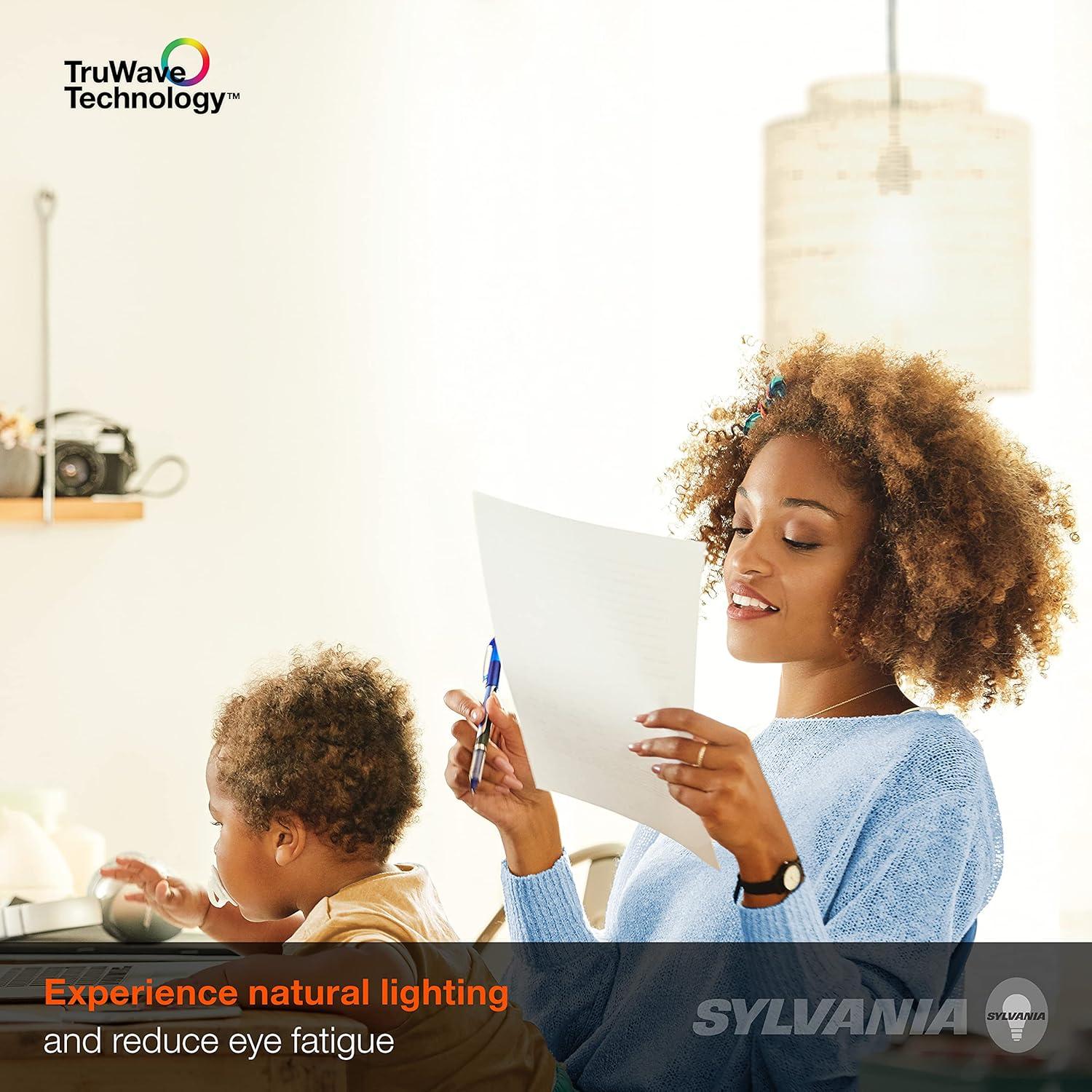 Sylvania TruWave A15 E26 (Medium) LED Bulb Clear Soft White 40 Watt Equivalence 2 pk