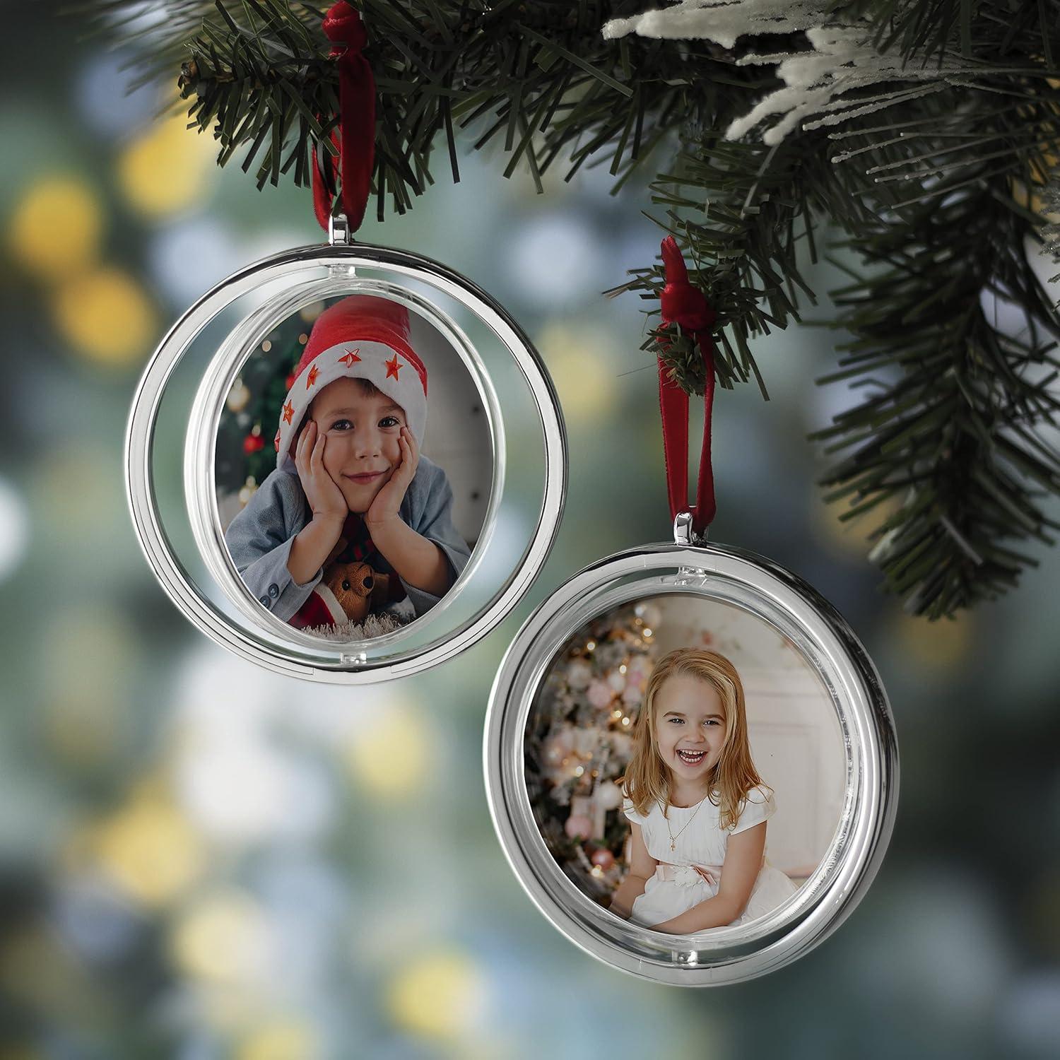 Spinning Photo Ornament - Pack of 4