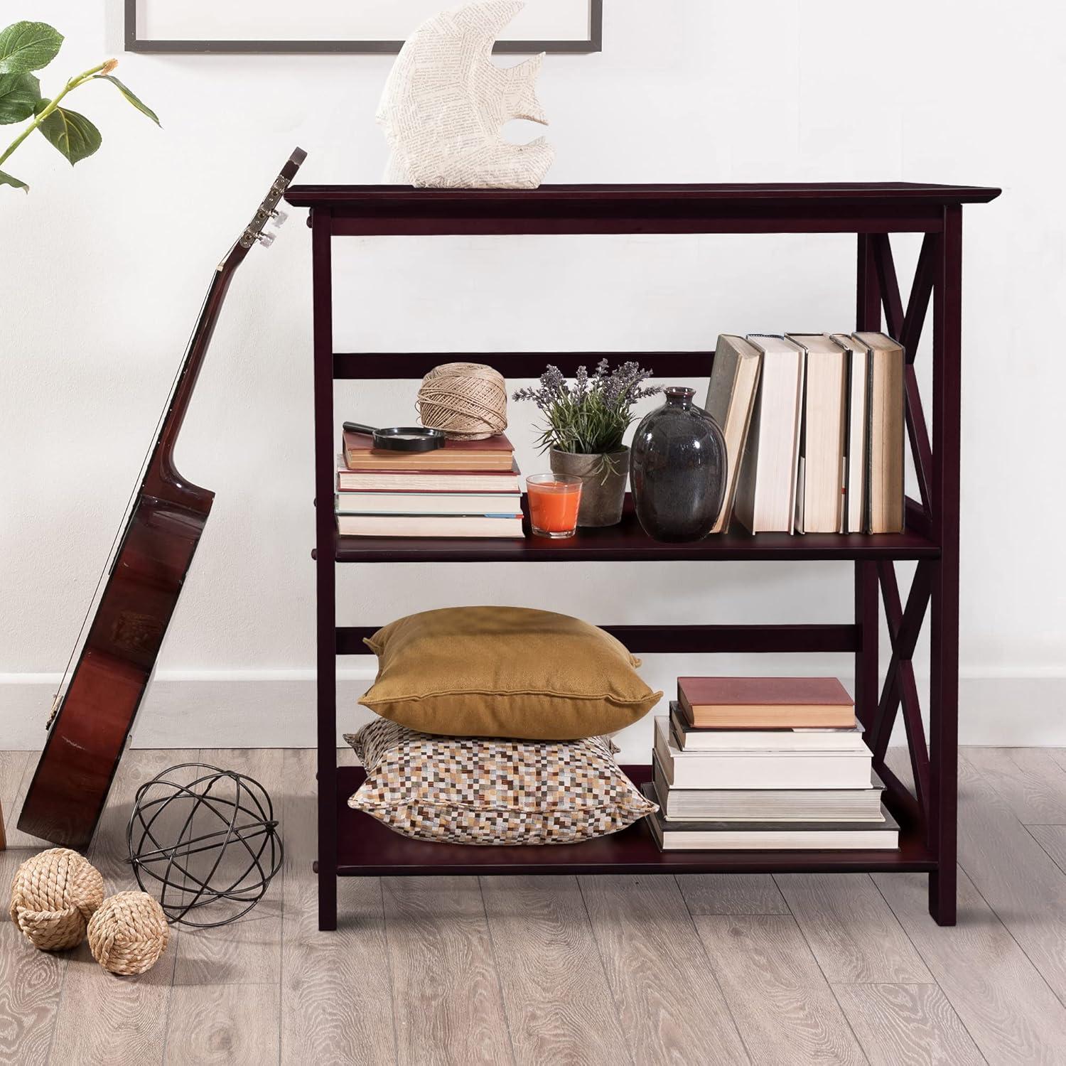 Casual Home Montego 3-Shelf Bookcase