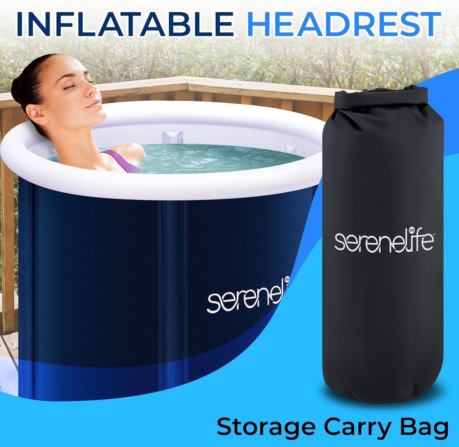 SereneLife Inflatable Cold Plunge Tub