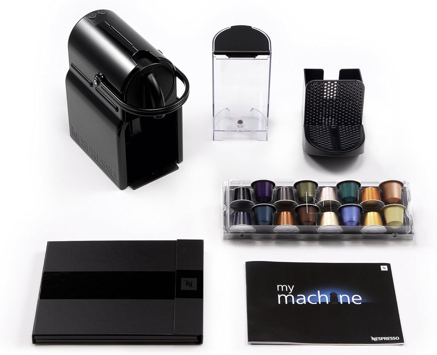 Compact Black Automatic Nespresso Pod Espresso Machine