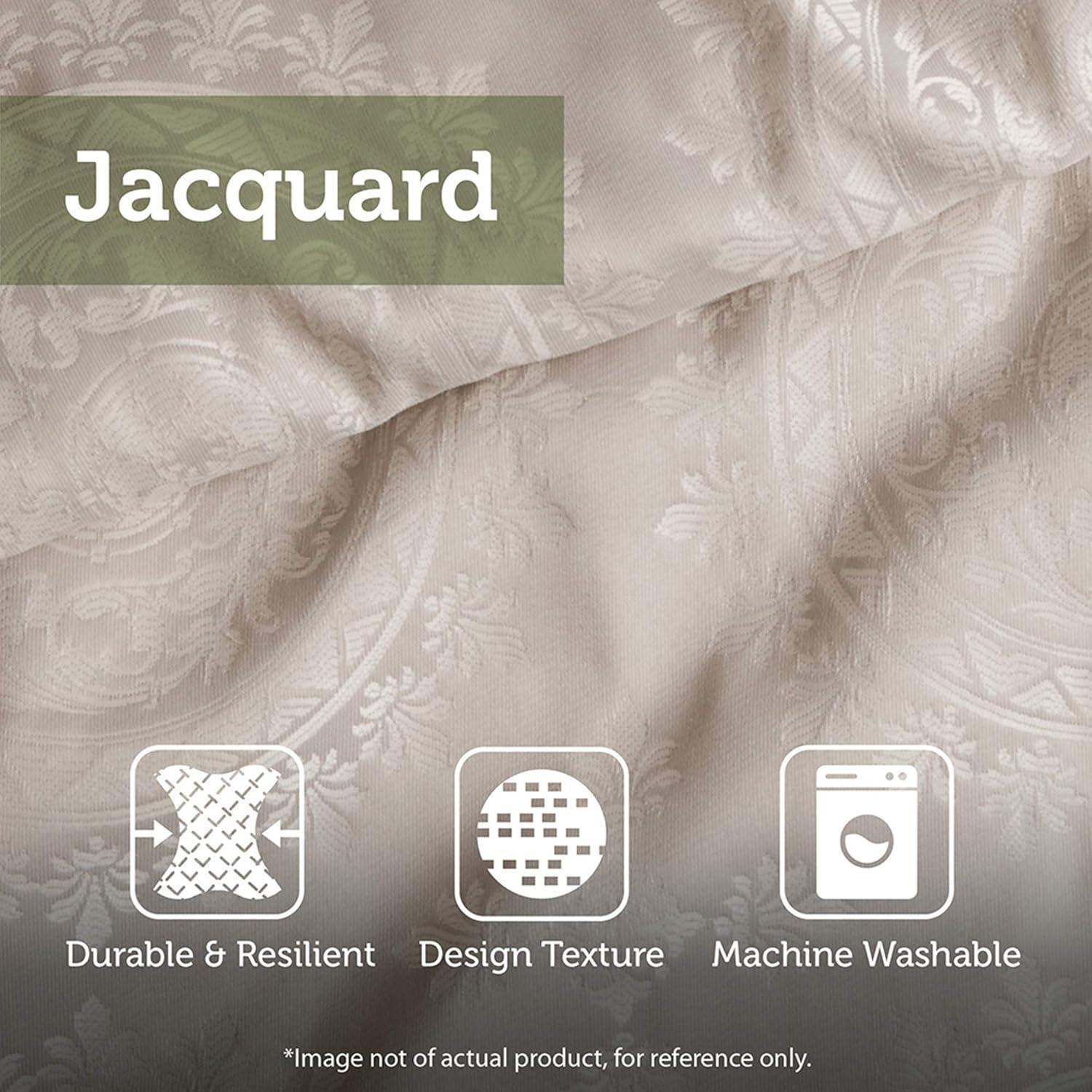 Bennett 4 Piece Jacquard Quilt Set with Throw Pillow